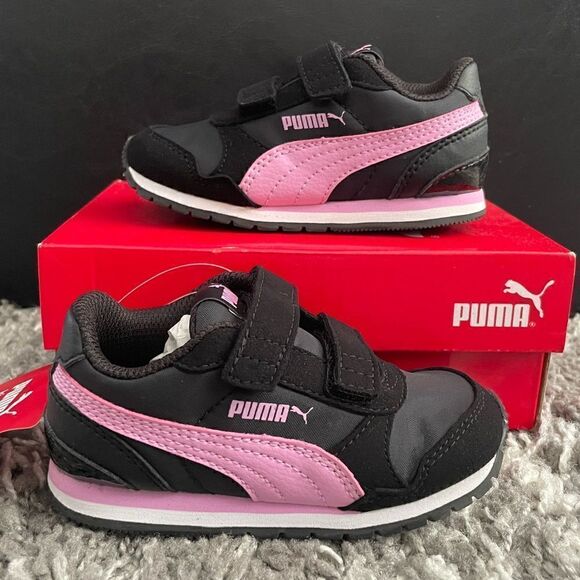 NIB Puma® Kids ST Runner V2 Hook and Loop Shoes - Picture 1 of 10